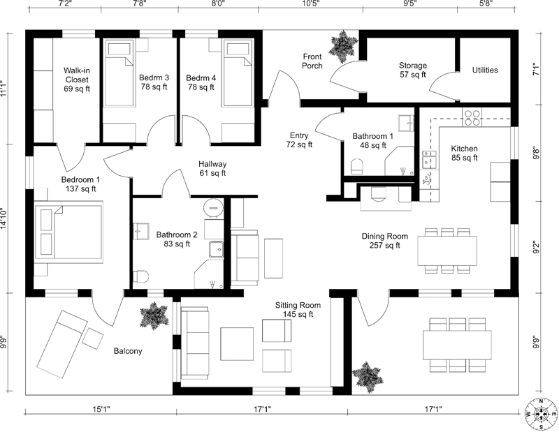 HomeFloorPlan construction plan markup interface
